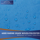 SavvyCraft® Elite ProShield V-Hull Cuddy Cabin Boat Covers