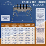 Bimini Top Fishing Rod Holder Boat Rod Rack, Rocket Launcher