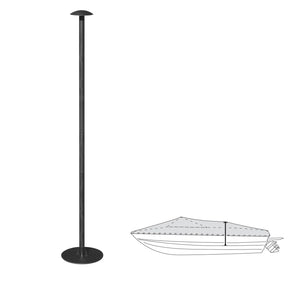 SavvyCraft boat cover adjustable support pole with durable construction for protecting boat covers from water pooling and damage
