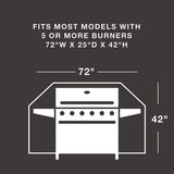 Premuim 72" Heavy Duty Waterproof All weather Grill BBQ Cover