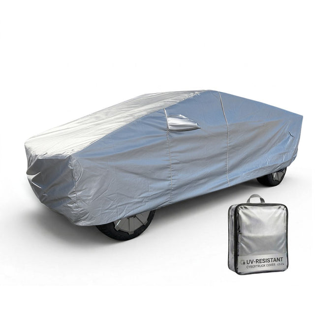 Waterproof Tesla Cybertruck Cover with Charging Port Access.