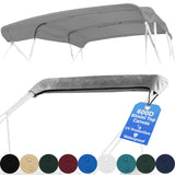 Savvycraft Waterproof 4 Bow Bimini Top Replacement Canvas-Zipper Sleeves 120" Long