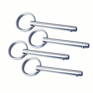 Bimini Top Stainless Steel Fitting Hardware Quick Release Ball Pins 6.3mmx51mm 4pcs