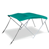 Savvycraft Waterproof 4 Bow Bimini Top Square Tube Full Set 120" Long 54" High