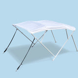Savvycraft Waterproof 4 Bow Bimini Top Square Tube Full Set 120" Long 54" High