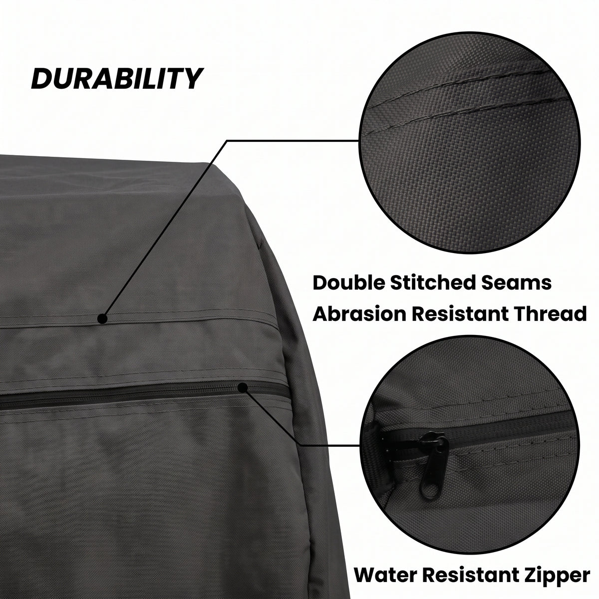 SavvyCraft Heavy-Duty 900D Waterproof Canoe Kayak Cover