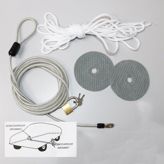 SAVVYCRAFT Car Cover Cable & Lock