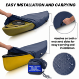 Heavy-Duty 600D Waterproof Marine Grade Polyester Kayak Cover