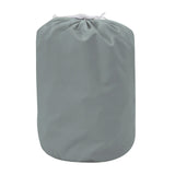 A photo of the Elite Premium Class C RV Cover packed in its included storage bag.