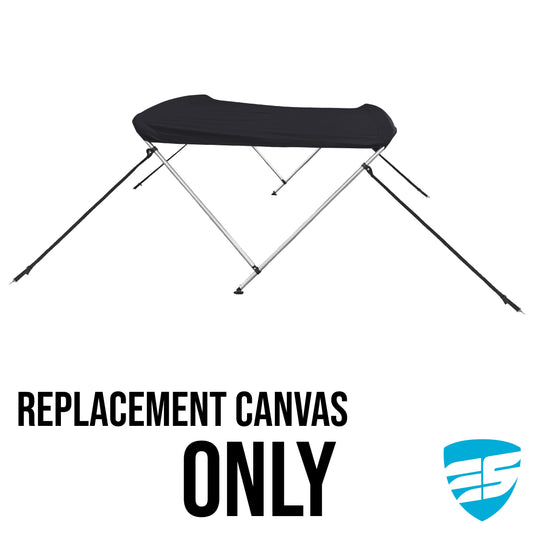 Savvycraft Waterproof 2 Bow Bimini Top Replacement Canvas 66" Long