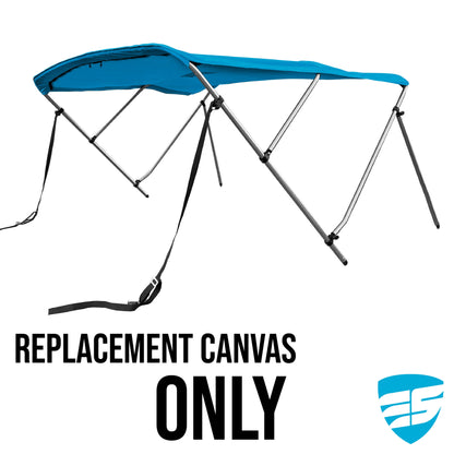 Savvycraft Waterproof 3 Bow Bimini Top Replacement Canvas 72" Long