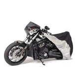 Elite Economic Guard Silver/Black Color Motorcycle Covers