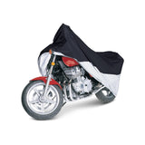 Elite Economic Guard Silver/Black Color Motorcycle Covers