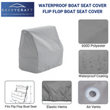 SavvyCraft® Waterproof Boat Flip Flop Seat Cover