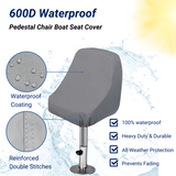 SavvyCraft® Waterproof Boat Pedestal Skipper Chair Seat Cover