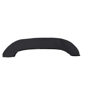 Black Bimini Top Storage Boot designed to cover and protect the Bimini Top canvas, made from marine-grade canvas.