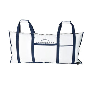 Heavy-duty insulated fish cooler bag for boat fishing catch storage and marine transport by SavvyCraft