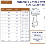 SavvyCraft® Boat Engine Full Outboard Motor Cover