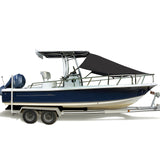 SavvyCraft® T-Top Boat Bow Sun Shade Extension, 600D Marine Grade Polyester UV Protection Canopy