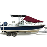 SavvyCraft® T-Top Boat Bow Sun Shade Extension, 600D Marine Grade Polyester UV Protection Canopy