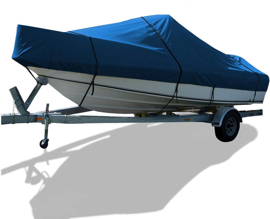 SavvyCraft Waterproof Center Console Boat Cover, Heavy Duty Boat Cover for Center Console Boat Fishing Boat