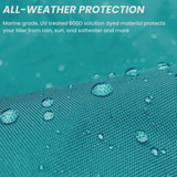 Savvycraft Waterproof Boat Tiller Cover