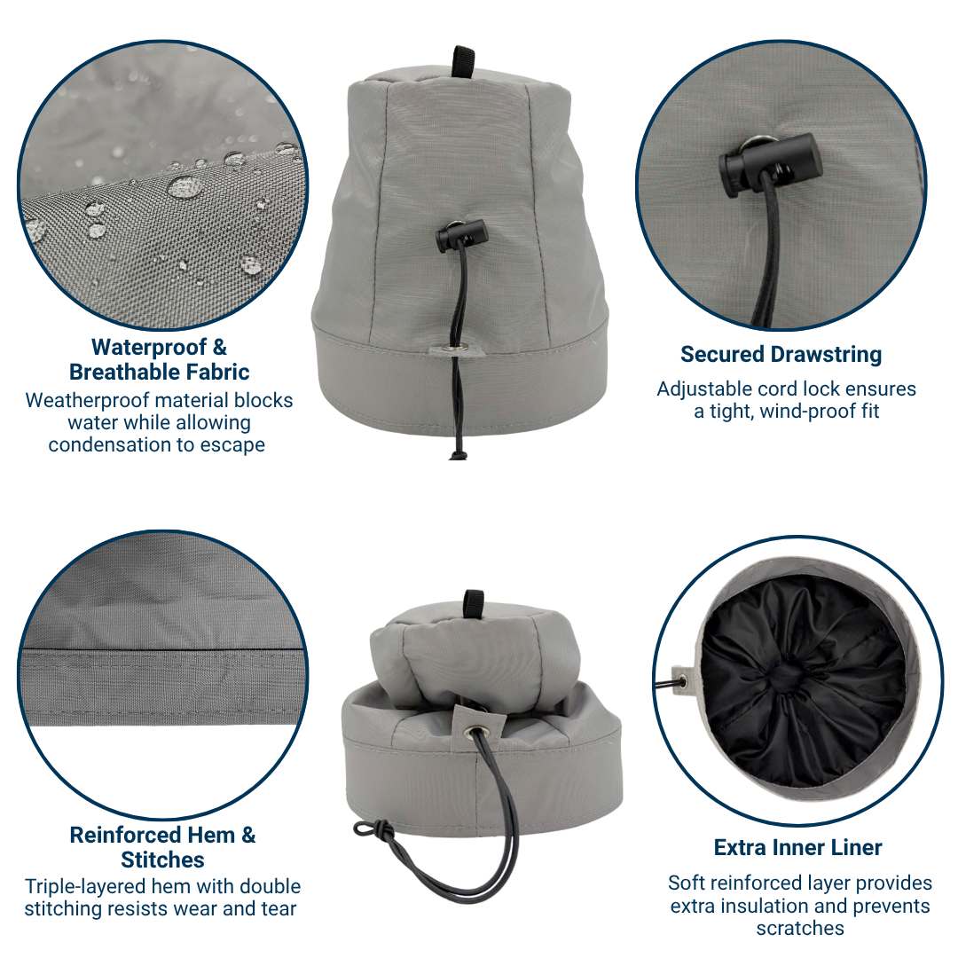 SavvyCraft® Waterproof Marine Sailboat Winch Cover