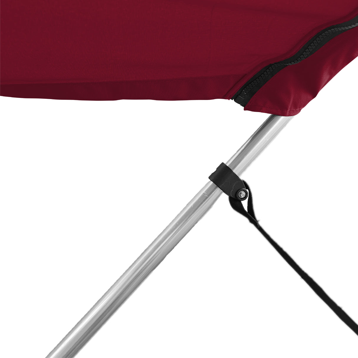 Includes adjustable webbing straps to keep your bimini top tight and easy to fold when not in use.