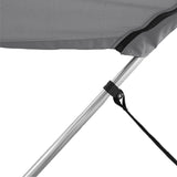 Includes adjustable webbing straps to keep your bimini top tight and easy to fold when not in use.