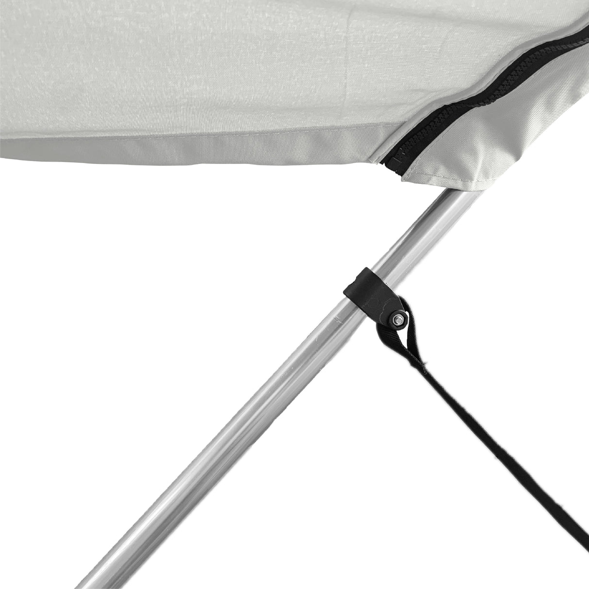 Includes adjustable webbing straps to keep your bimini top tight and easy to fold when not in use.