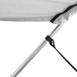 Includes adjustable webbing straps to keep your bimini top tight and easy to fold when not in use.