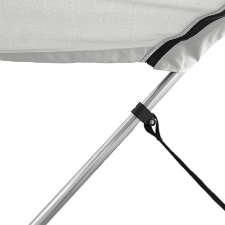 Includes adjustable webbing straps to keep your bimini top tight and easy to fold when not in use.